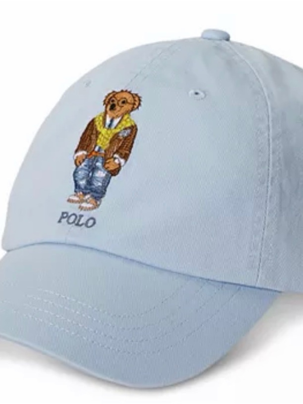 Ralph Lauren Light Blue Polo Bear Baseball Cap